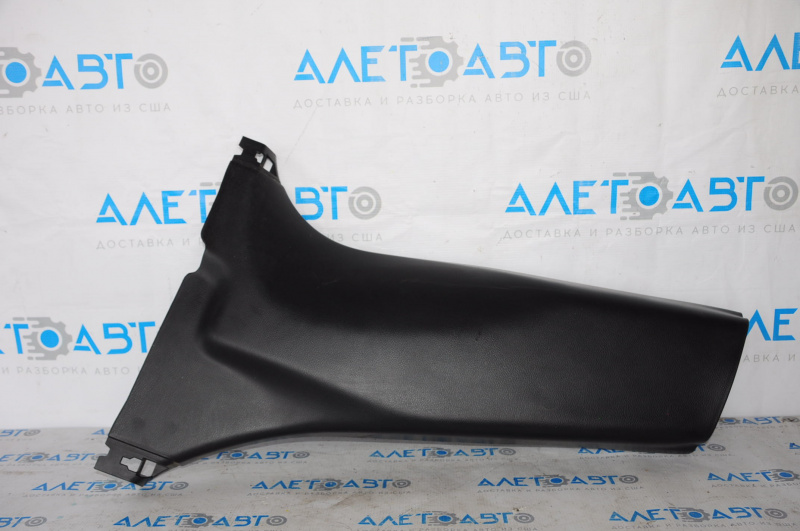 Center pillar trim lower left Nissan Leaf 13-17 black rubbed