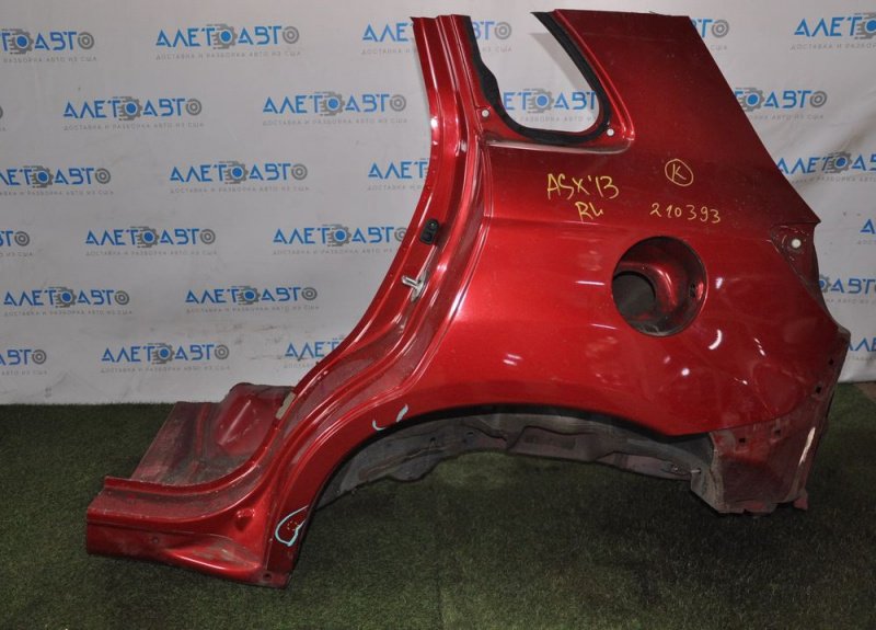 Quarter wing rear left Mitsubishi Outlander Sport ASX 10-15 red
