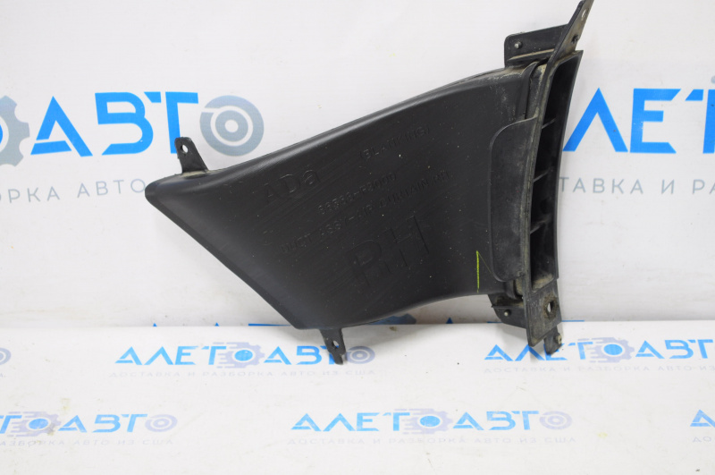 Front right bumper air duct Hyundai Elantra AD 17-18 prerest without fog lights