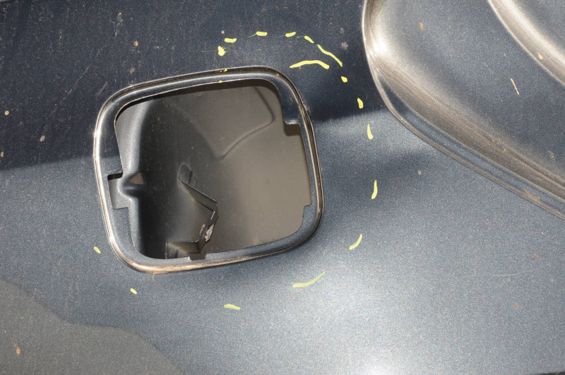 Quarter wing rear right Cadillac ATS 13-18 graphite, dents