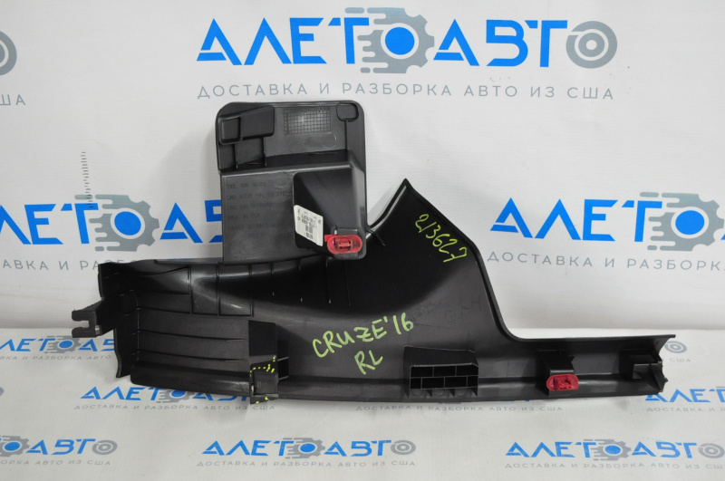 Door sill trim rear left Chevrolet Cruze 16- black, broken fastening