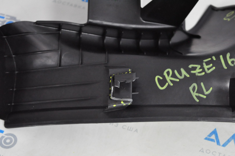Door sill trim rear left Chevrolet Cruze 16- black, broken fastening