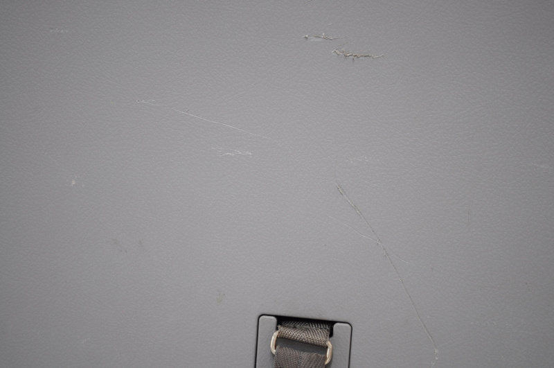Lower trunk door trim Toyota Highlander 08-13 gray, scratches