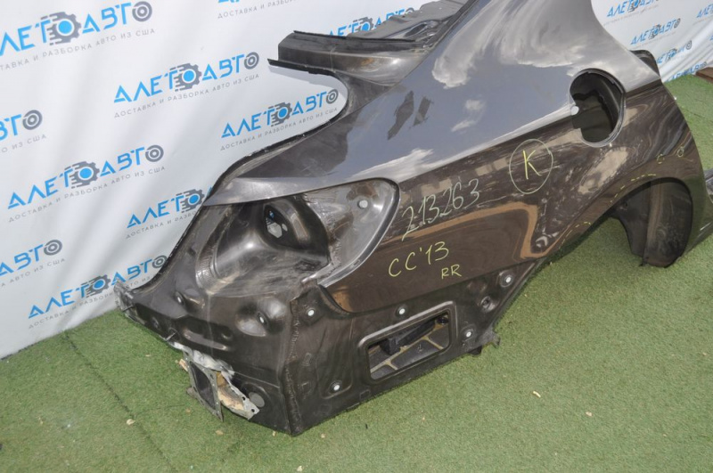 Quarter wing rear right VW CC 08-17 brown, dents on sunset