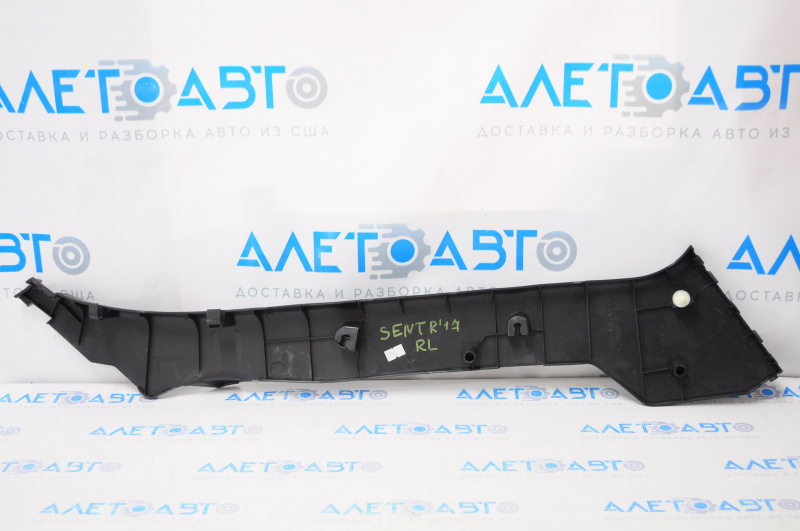 Rear pillar trim lower left Nissan Sentra 13-19 black