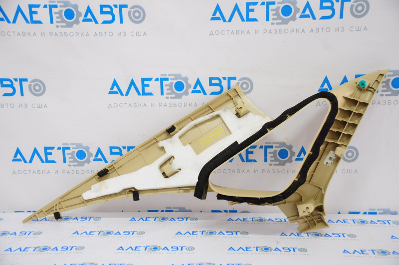 Upper right rear pillar trim Toyota Avalon 13-18 beige, broken mount