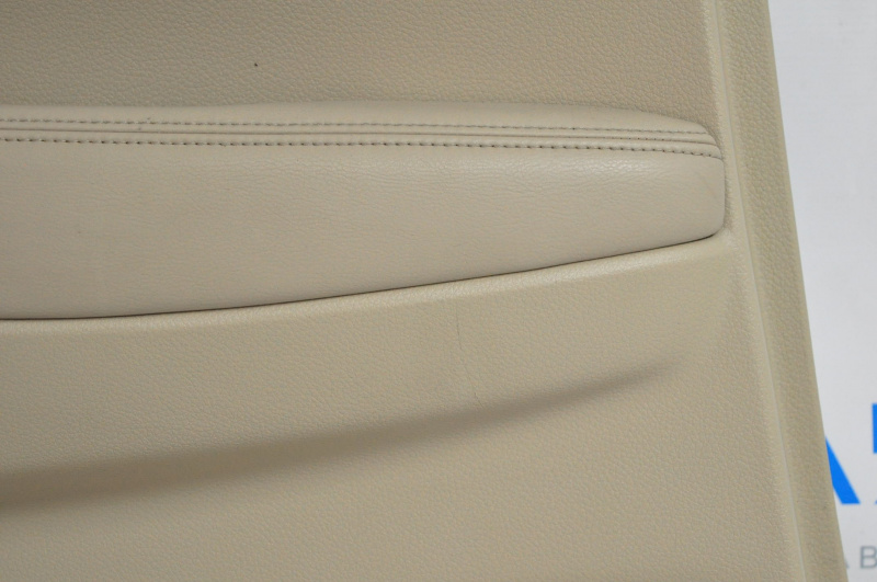Door trim card rear left Nissan Rogue 14-16 beige, scratch