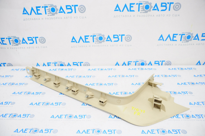 Door sill trim front right VW Tiguan 09-17 beige, scratches