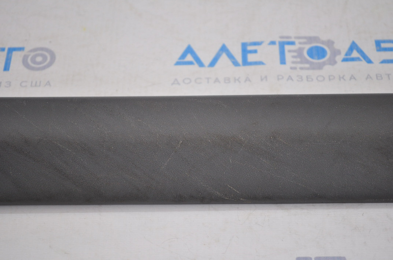 Door sill trim front left inner Toyota Prius V 12-14 dark gray, worn