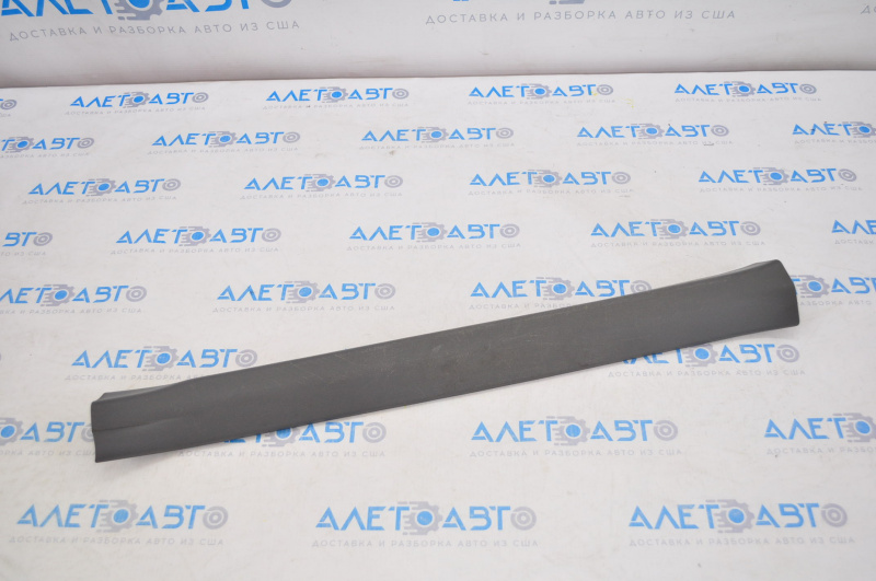 Door sill trim front right inner Toyota Prius V 12-14 dark gray, worn