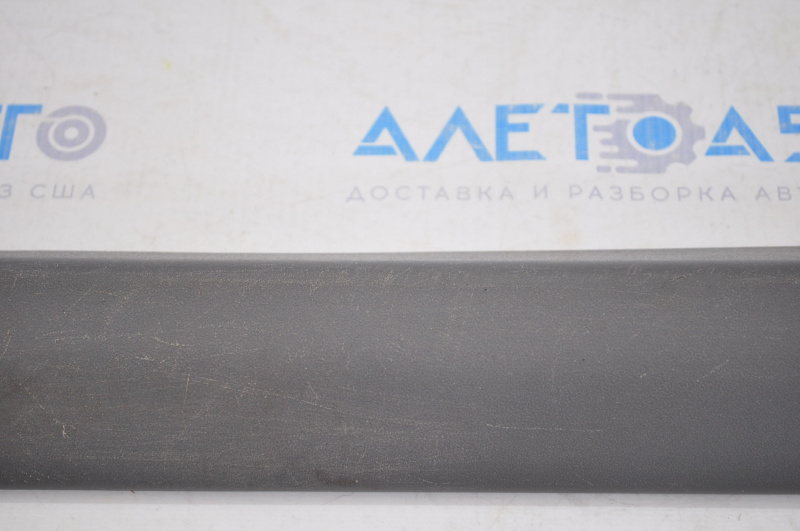Door sill trim front right inner Toyota Prius V 12-14 dark gray, worn