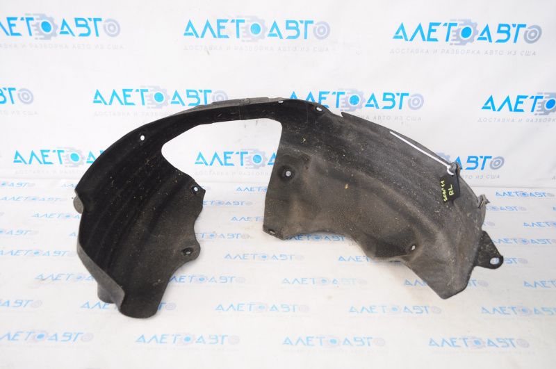 Rear left rear fender liner Hyundai Sonata 11-13 rag, tear of the fastener