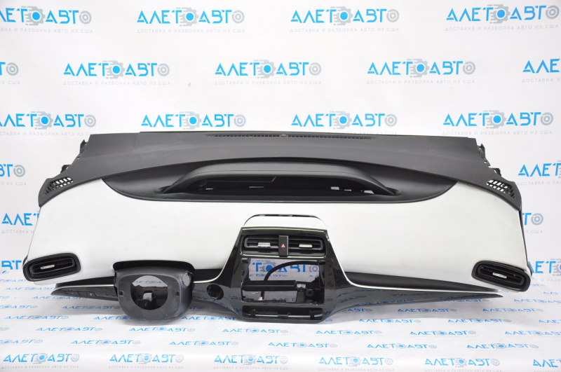 Torpedo front panel without AIRBAG Toyota Prius 50 16-16 black with gray for small display