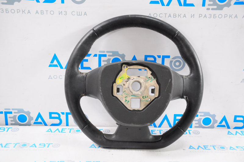 Chevrolet Camaro 16-24 steering wheel leather, black, FIFTY, without buttons