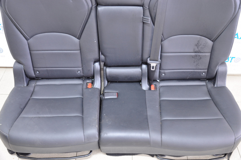 Rear row of seats 2 row Infiniti QX50 19-20 leather black