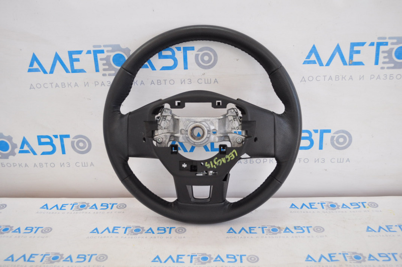Naked steering wheel Subaru Legacy 15-17 leather black, bumps, scratches