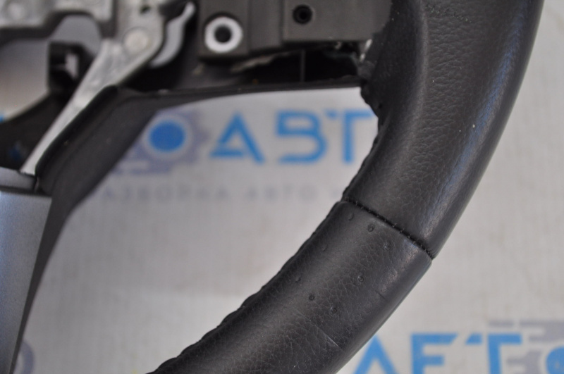 Naked steering wheel Subaru Legacy 15-17 leather black, bumps, scratches