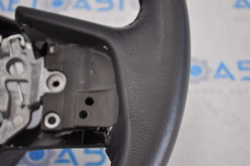 Naked steering wheel Subaru Legacy 15-17 leather black, bumps, scratches