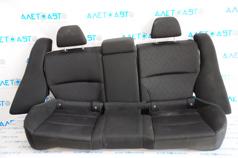 Rear row of seats 2 row Subaru Legacy 15-16 cloth black
