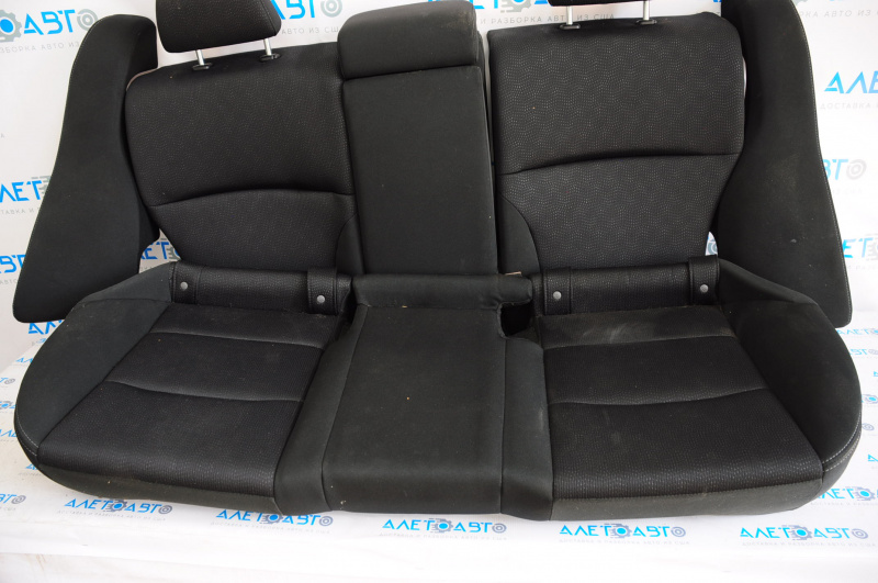 Rear row of seats 2 row Subaru Legacy 15-16 cloth black