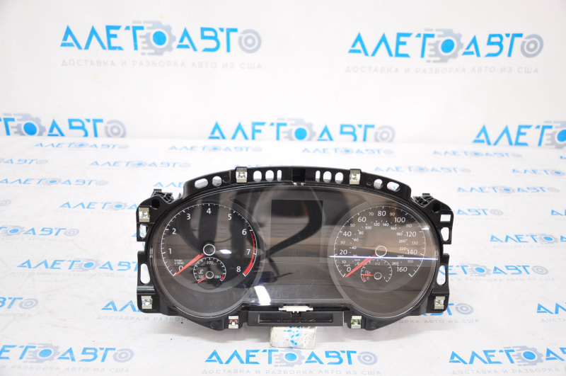 Instrument cluster VW Golf 15-15 87k housing defect, scratches