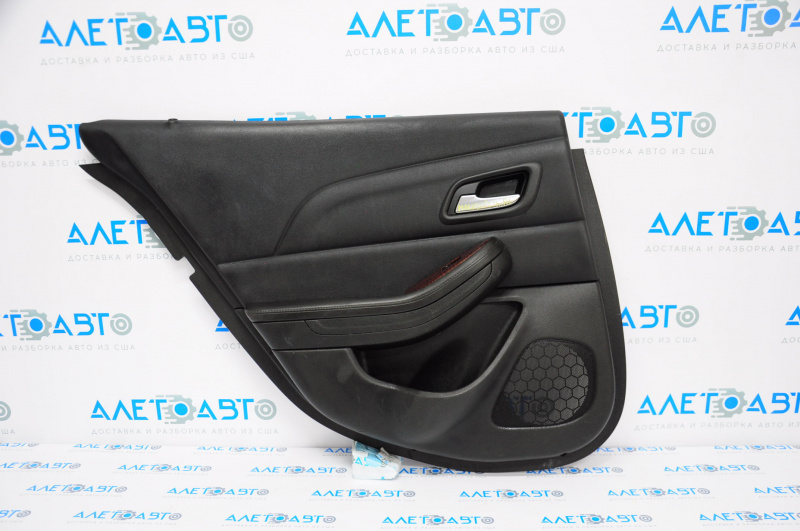 Door trim card rear left Chevrolet Malibu 13-15 black, scratches