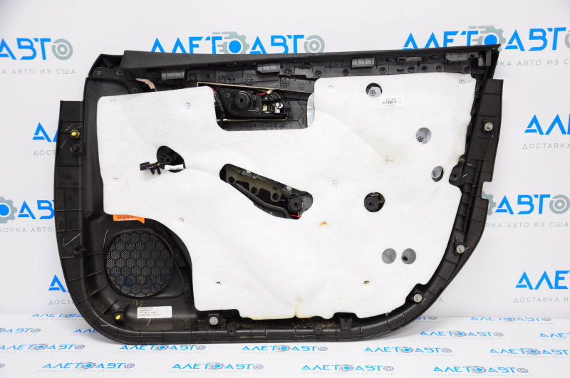 Door trim card front left Chevrolet Malibu 13-15 under Pioneer, leather black