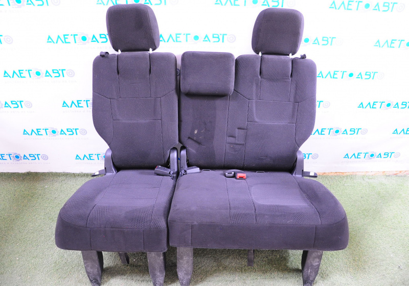 Rear row of seats 3 row Dodge Grand Caravan 11-15 cloth, black