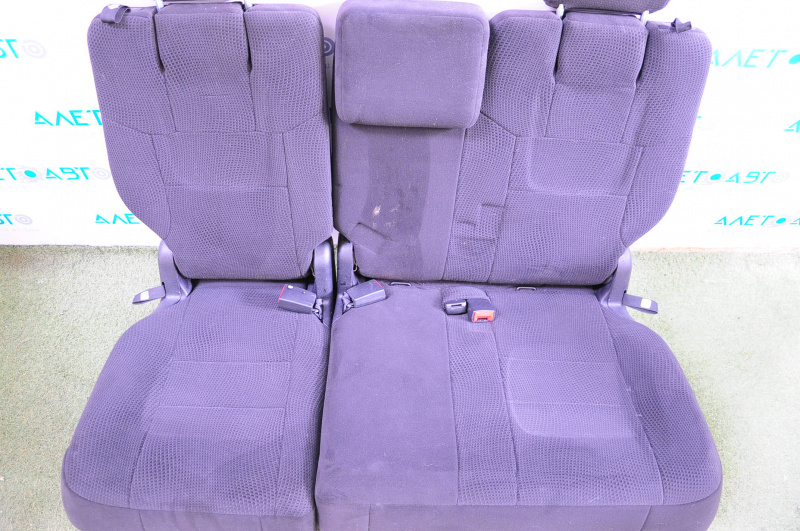 Rear row of seats 3 row Dodge Grand Caravan 11-15 cloth, black
