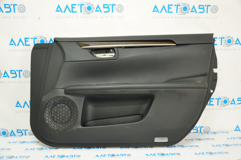 Door trim card front right Lexus ES300h ES350 13-15 leather black, scratches