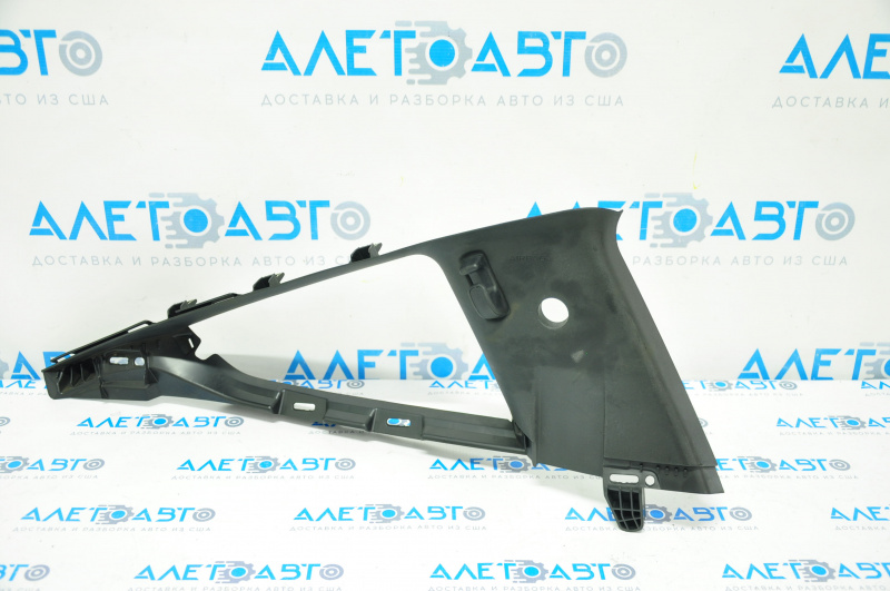 Rear pillar trim front left Ford Mustang mk6 15-23 coupe black, worn