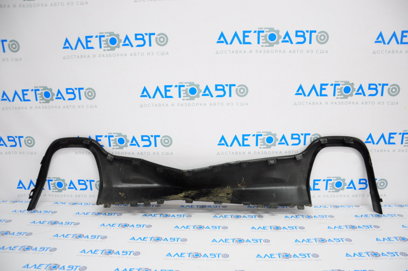 Rear bumper trim lower Jeep Cherokee KL 15-18 for 2 pipes, structure, type 2, dented