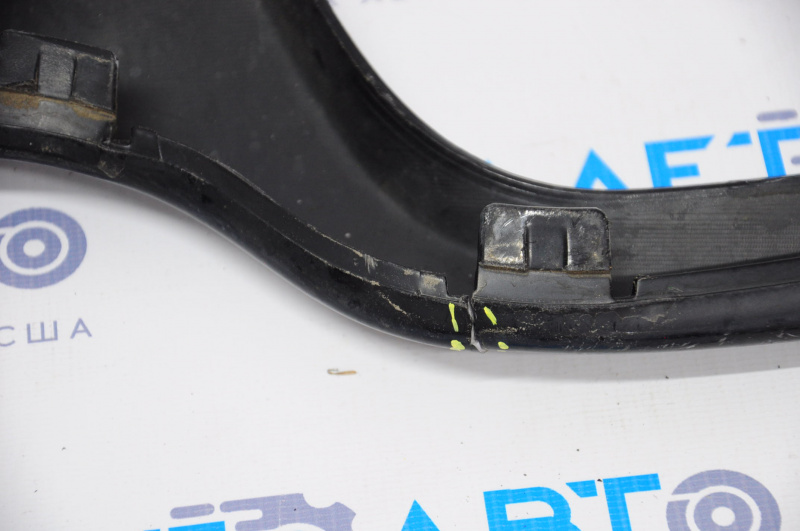 Rear bumper trim lower Jeep Cherokee KL 15-18 for 2 pipes, structure, type 2, dented