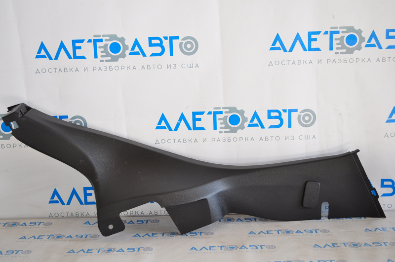 Rear pillar trim lower right Ford Fiesta 11-19 4d black, scratch