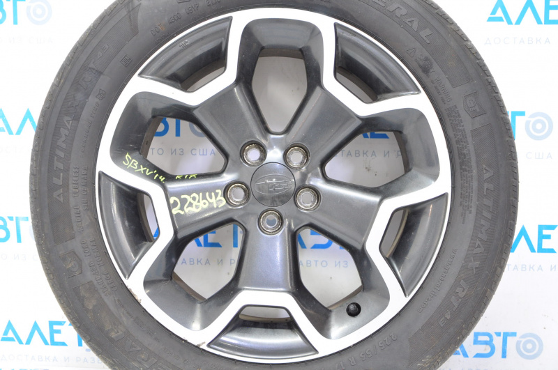 Wheel disk R17 Subaru XV Crosstrek 13-17 curb