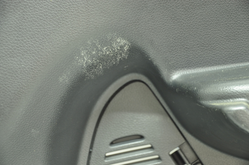 Left arch trim Nissan Rogue 14-18 black, under 2 rows, rubbed, scratches