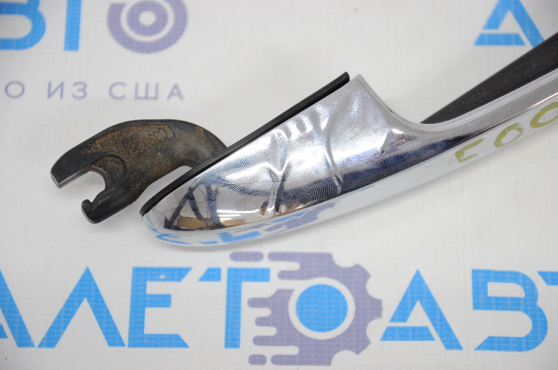 Door handle outer rear left Fiat 500L 14-19 chrome, chrome swollen