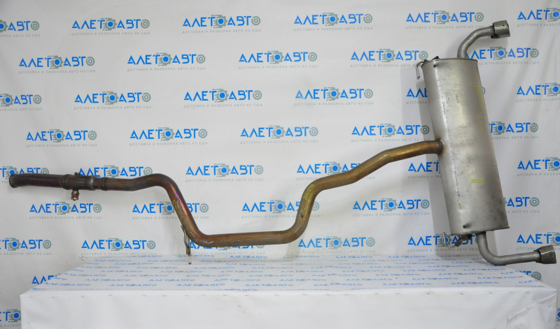 Exhaust pipe with barrel Ford Escape MK4 20-24 1.5T FWD with throttle, sawed off catalytic converter