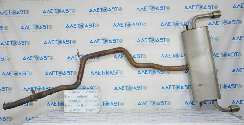 Exhaust pipe with barrel Ford Escape MK4 20-24 1.5T FWD with throttle, sawed off catalytic converter