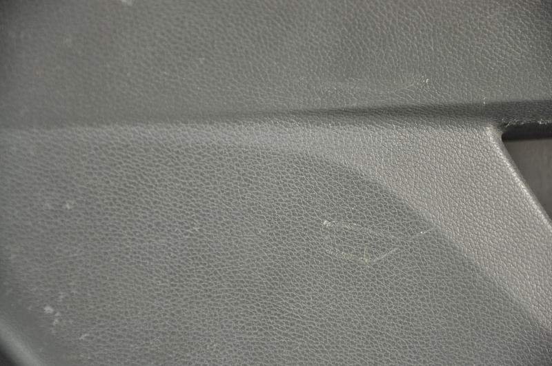 Door trim card rear left Honda Accord 13-15 black with black insert leather, armrest leather, rubbed