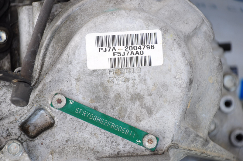 Automatic transmission assembly Acura MDX 14-15 FWD 81k valve defect, broken chips
