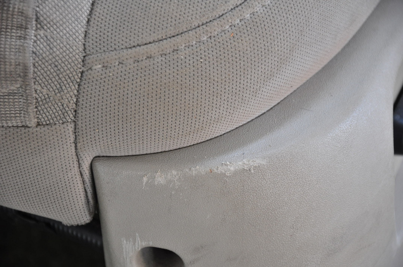 Driver's seat Ford Explorer 11-15 without airbag, mechanic, cloth gray, for cleaning