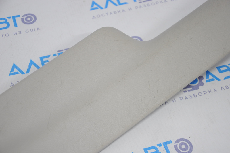 Door sill trim rear right inner Infiniti Q50 14-20 gray, scratches