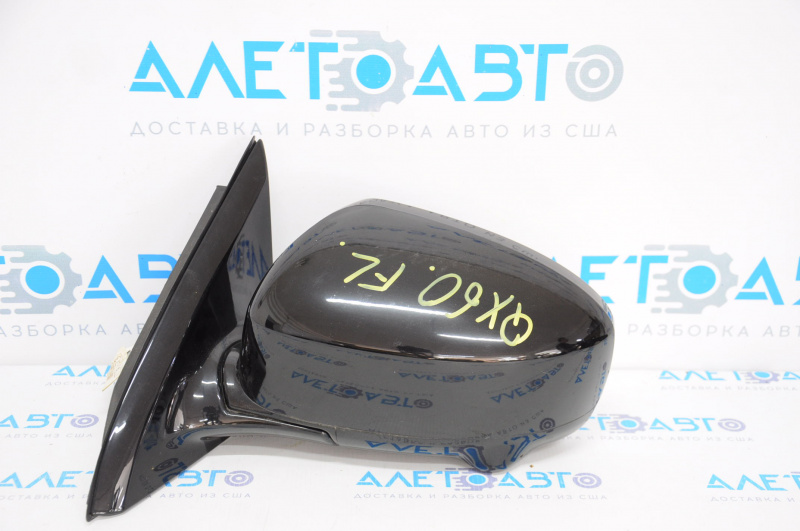 Left side mirror complete Infiniti JX35 QX60 13-15 prerest 16 pins, camera, heating, black