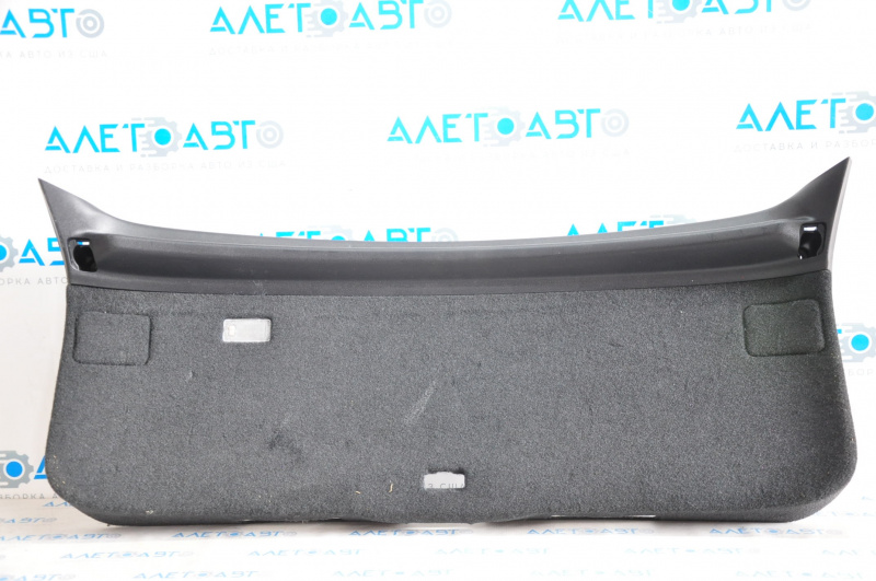 Lower trunk door trim Lexus RX350 RX450h 10-15 black, broken fasteners, scratches, without plugs, for dry cleaning