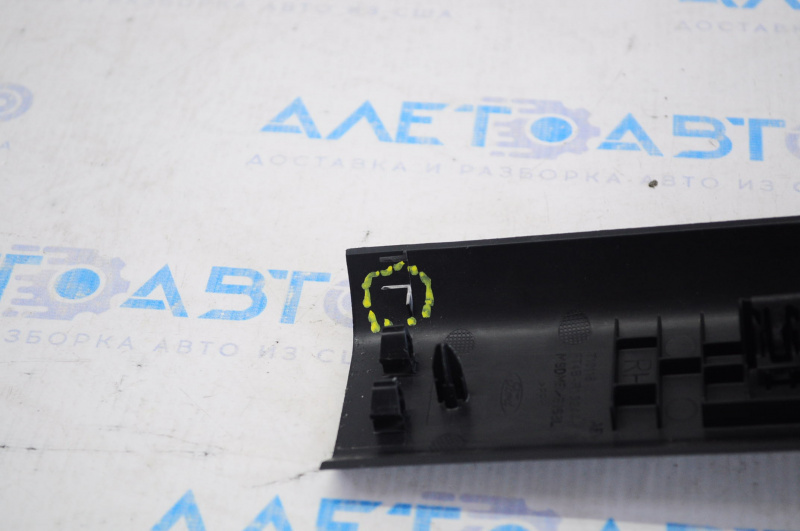 Door sill trim rear right Ford Edge 15-24 black, broken fastener, scratches