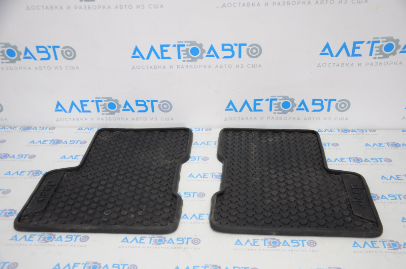 Set of floor mats for Jeep Renegade 15-23 rubber black