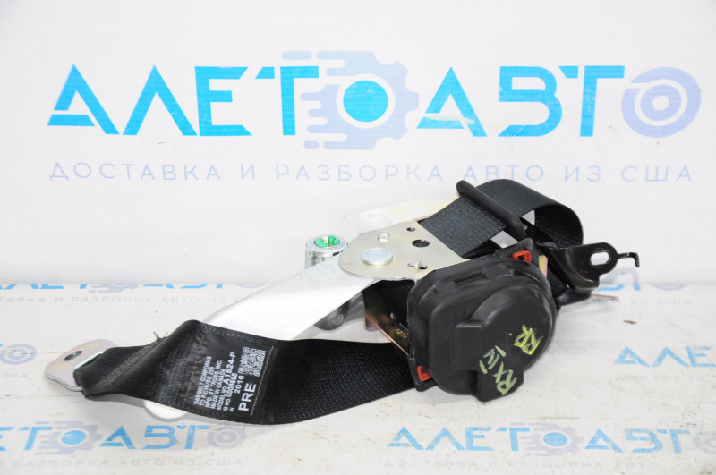Rear right seat belt Lexus RX350 RX450h 16-22 black, shot