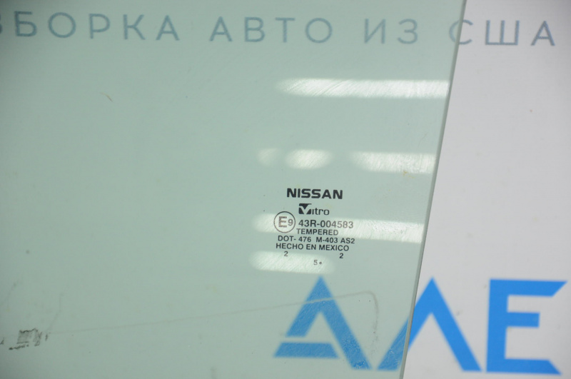 Glass of the rear left door Nissan Maxima A36 16-18