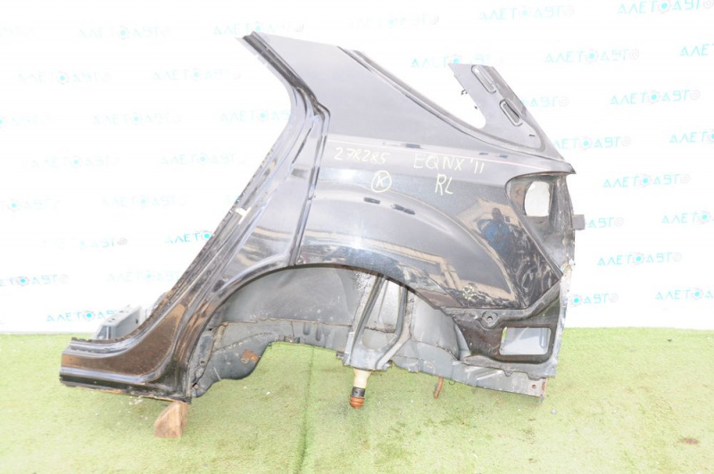 Quarter wing rear left Chevrolet Equinox 10-17 black, butt